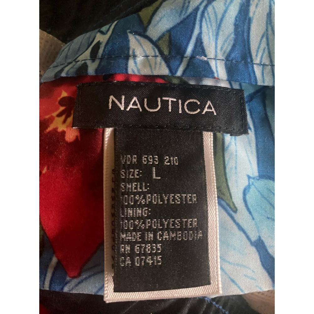 Nautica Men’s Tropical‎ swim trunks shorts Size Large - Picture 3 of 3
